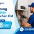 "Fachmann bei der Reparatur einer Heizungsanlage in einem Wohngebäude.