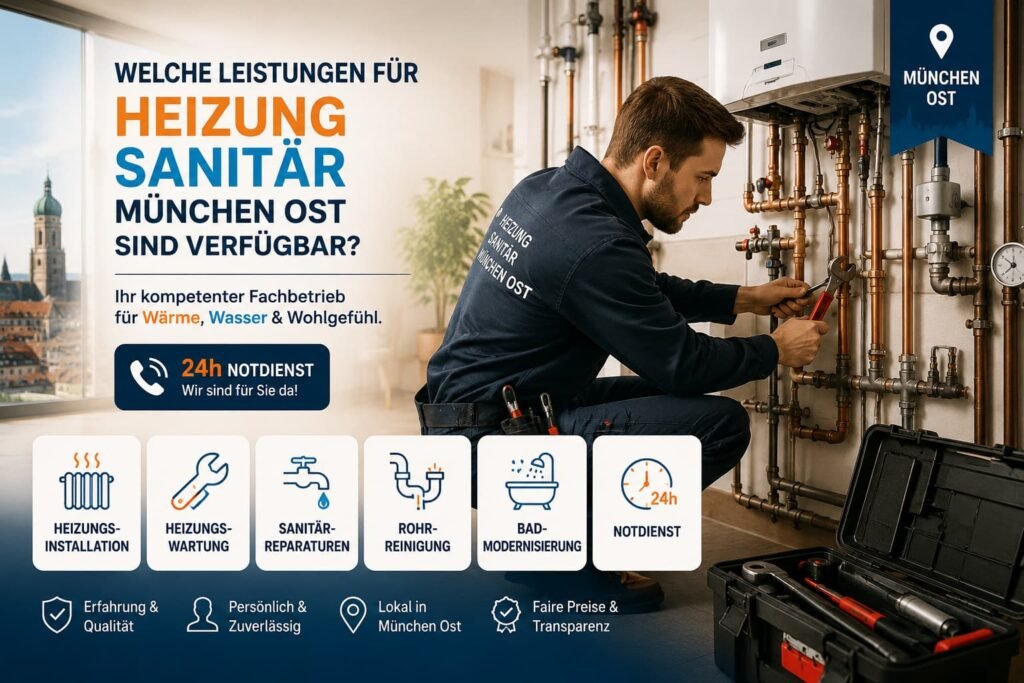 Techniker bei Reparatur- und Wartungsarbeiten im Wohngebäude.