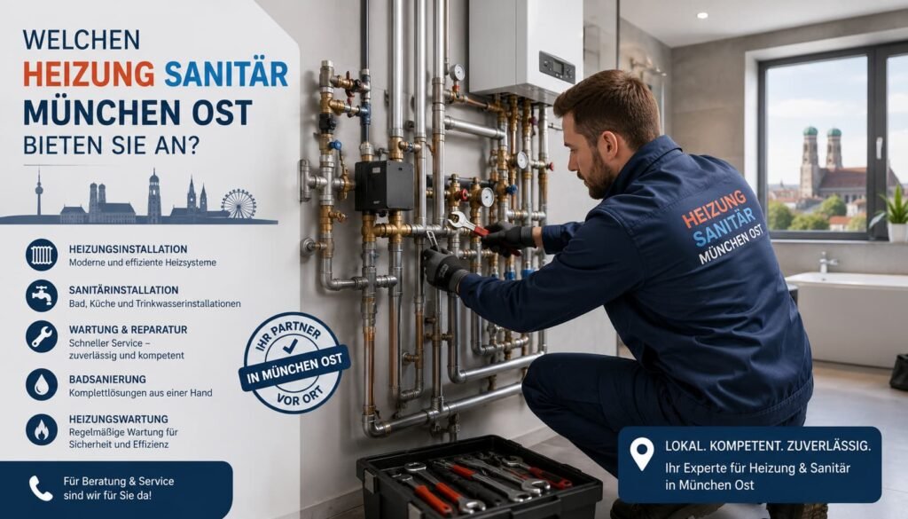 Fachmann bei der Reparatur moderner Heizungs- und Wasserleitungen in einem Wohngebäude