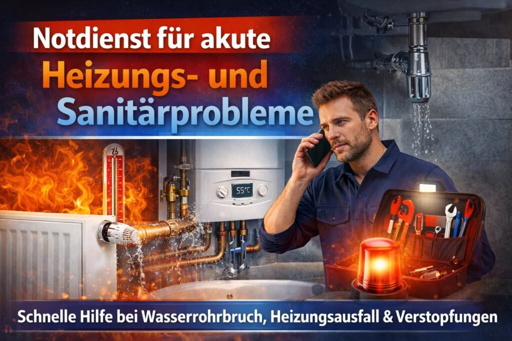 Notdienst für akute Heizungs- und Sanitärprobleme