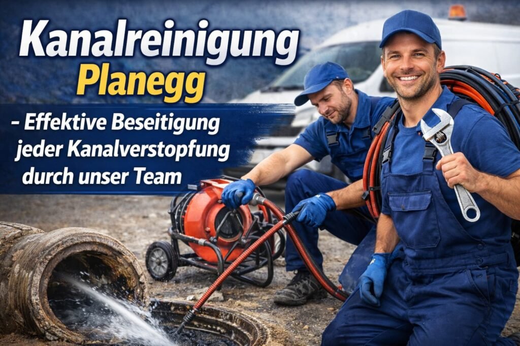 Kanalreinigung Planegg – Effektive Beseitigung jeder Kanalverstopfung durch unser Team