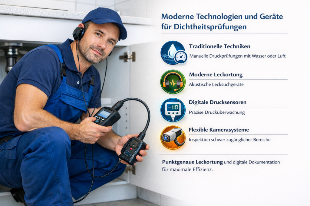 Dichtheitsprüfung Starnberg mit moderner Leckortungstechnologie durch professionellen Installateur
