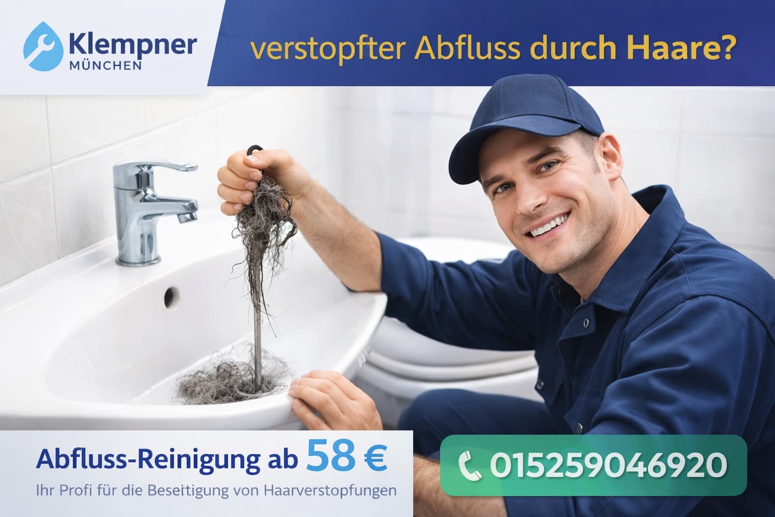 Verstopfter Abfluss Durch Haare