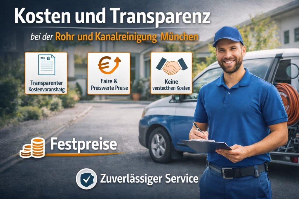 Kosten und Transparenz bei der Rohr und Kanalreinigung München