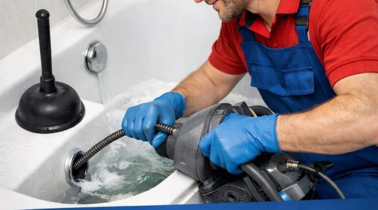 badewanne verstopft pümpel hilft nicht