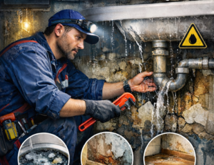 Abfluss Gluckert Rohrbruch früh erkennen