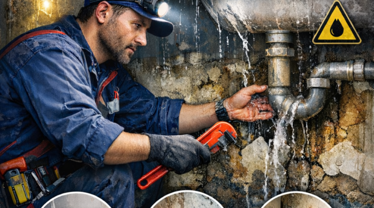 Abfluss Gluckert Rohrbruch früh erkennen