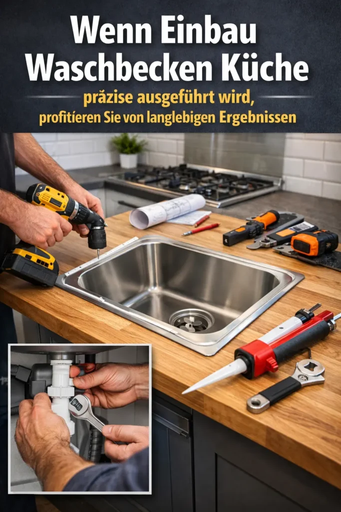Wenn einbau waschbecken küche präzise ausgeführt wird, profitieren Sie von langlebigen Ergebnissen