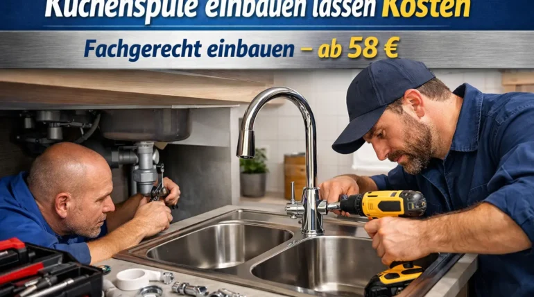 küchenspüle einbauen lassen kosten
