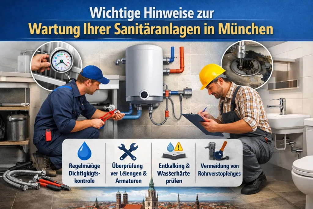 Wichtige Hinweise zur Wartung Ihrer Sanitäranlagen in München