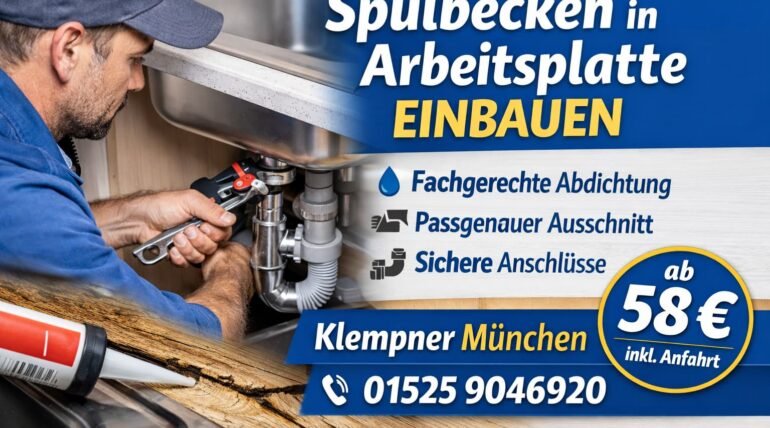 spülbecken in arbeitsplatte einbauen fachgerecht einbauen