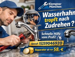 wasserhahn tropft nach zudrehen