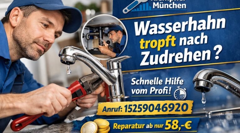 wasserhahn tropft nach zudrehen
