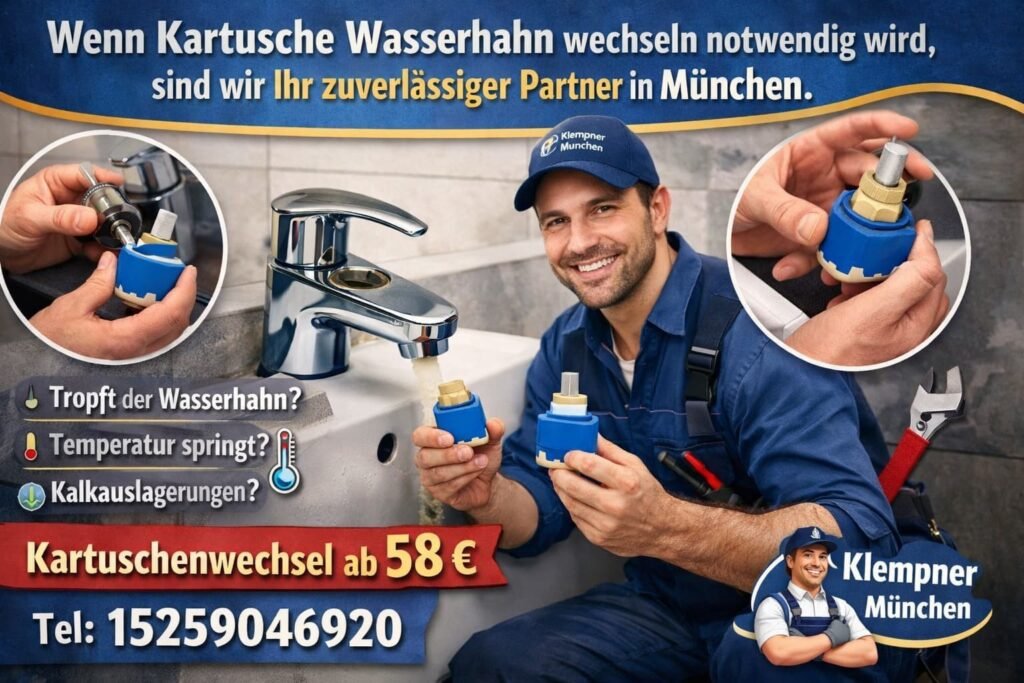 Kartusche Wasserhahn wechseln