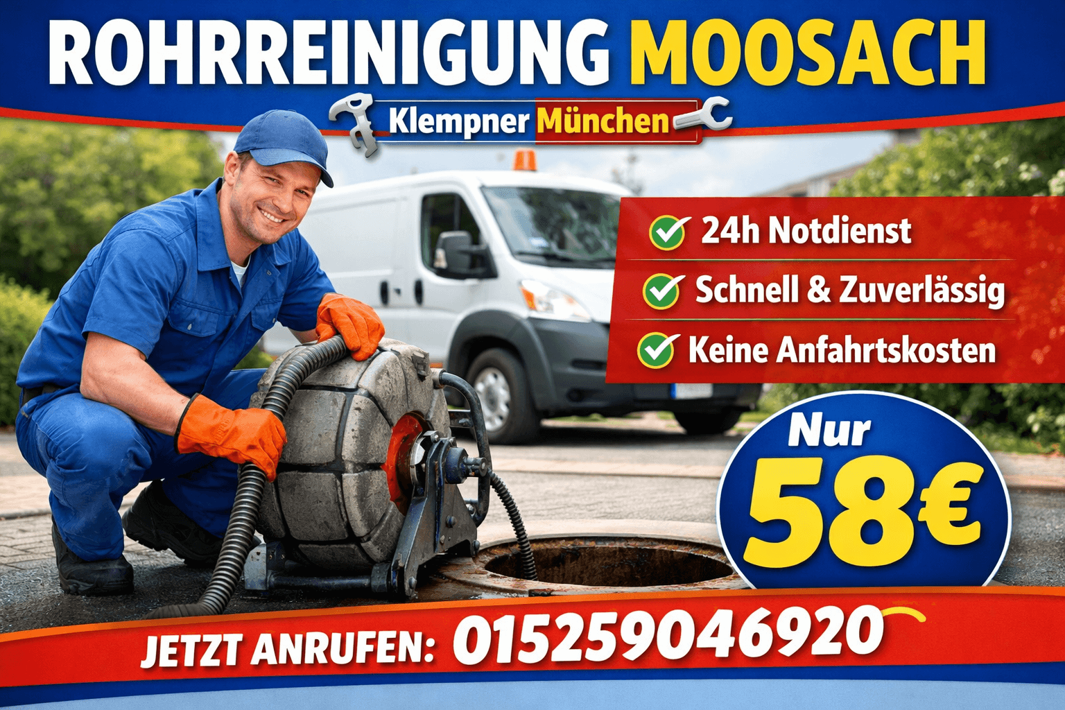rohrreinigung moosach