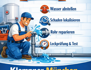 Geplatzte Wasserleitung Reparieren