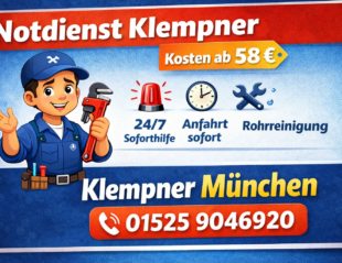 Notdienst Klempner Kosten