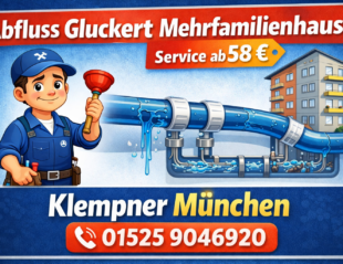 Abfluss Gluckert Mehrfamilienhaus