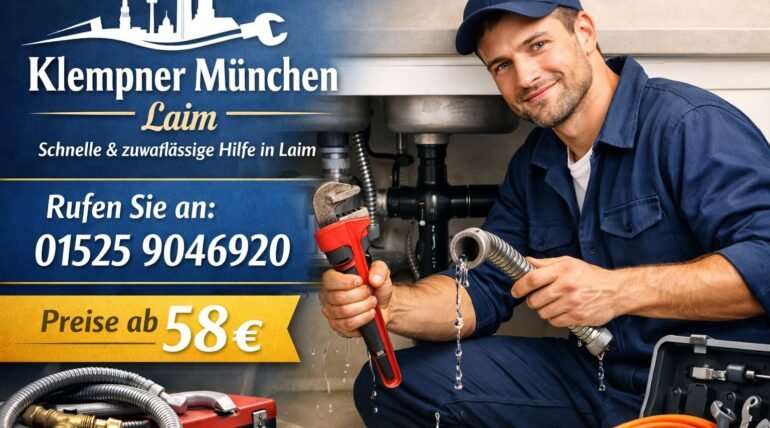 Klempner München Laim repariert Rohrleck – Service ab 58€