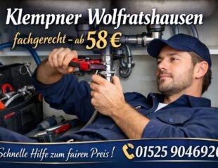 Klempner Wolfratshausen ab 58 € – Sanitärreparatur durch Profi
