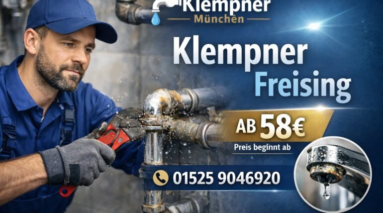 Klempner München behebt fachgerecht ein Rohrproblem in Freising – Service ab 58 €