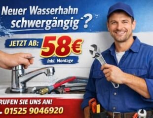 Neuer wasserhahn schwergängig