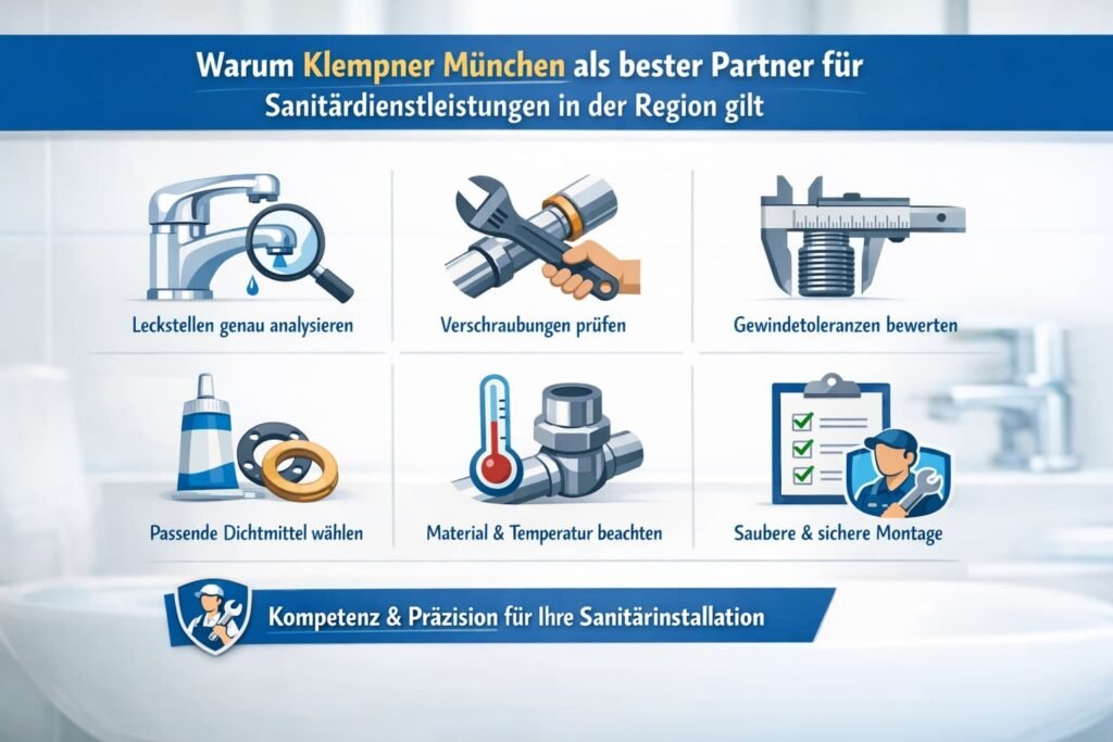 Warum Klempner München als bester Partner für Sanitärdienstleistungen in der Region gilt