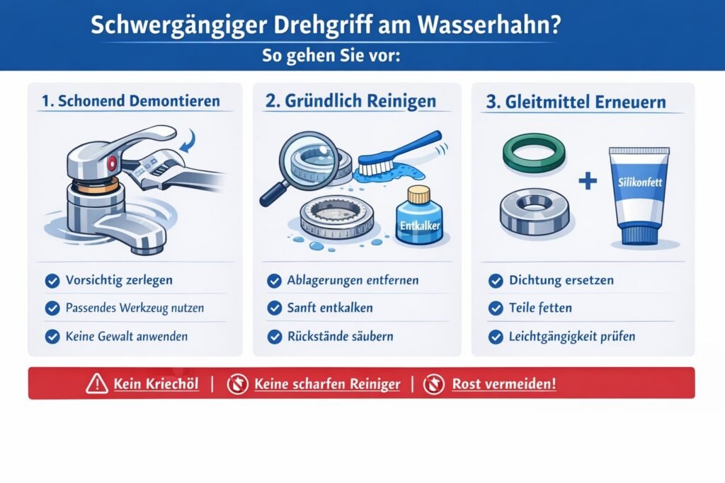 Moderne Techniken zur Vermeidung von Schäden, wenn der drehgriff wasserhahn schwergängig ist