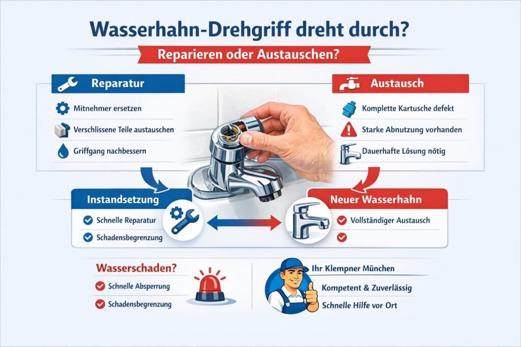 Kompetente Beratung und Reparatur bei Sanitärproblemen ohne lange Wartezeiten
