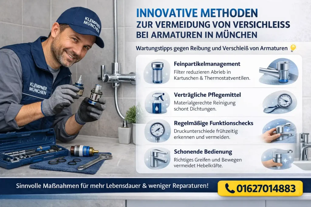 Innovative Methoden zur Vermeidung von Verschleiß bei Armaturen in München
