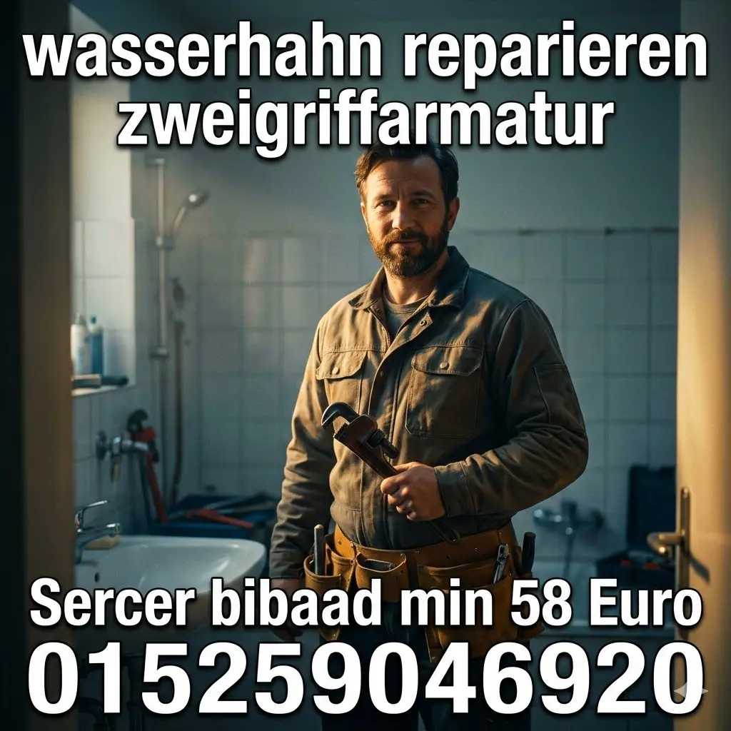 Wasserhahn reparieren zweigriffarmatur
