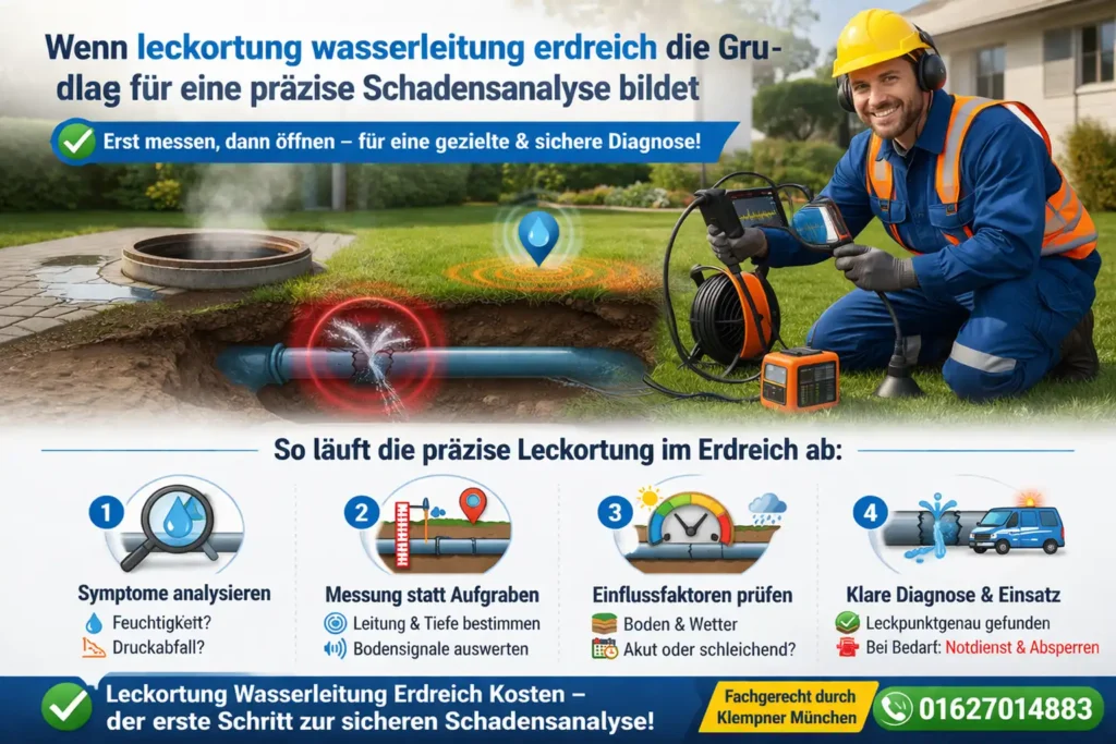 Wenn leckortung wasserleitung erdreich die Grundlage für eine präzise Schadensanalyse bildet