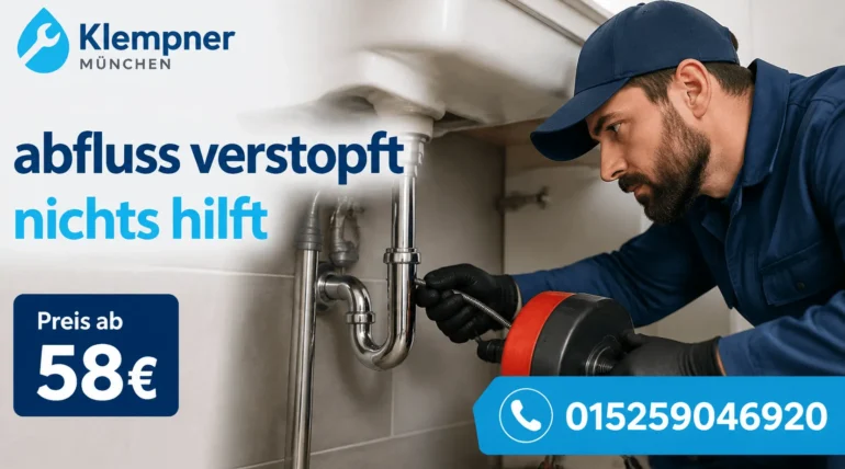 Abfluss verstopft nichts hilft
