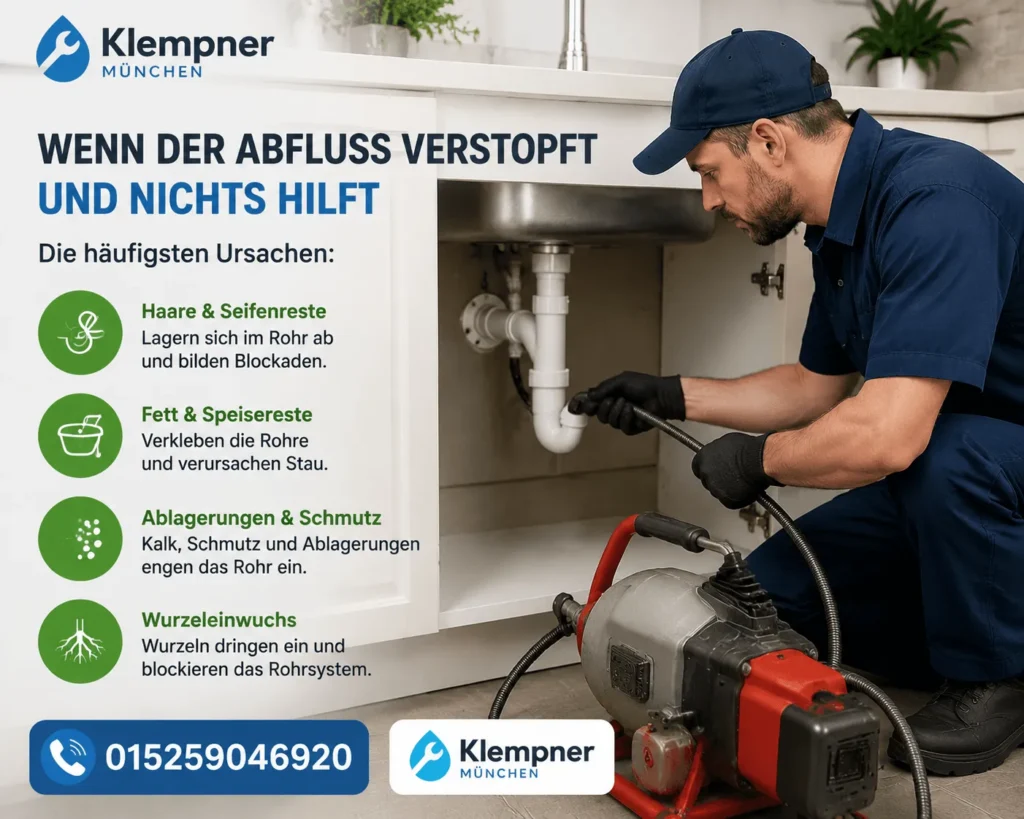 Abfluss verstopft nichts hilft