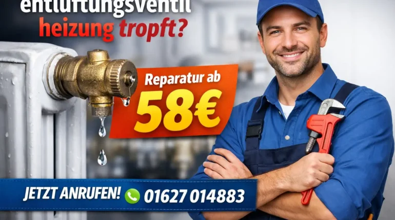 entlüftungsventil heizung tropft