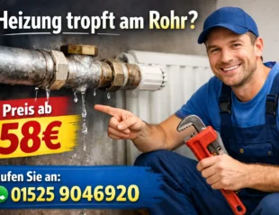 heizung tropft am rohr