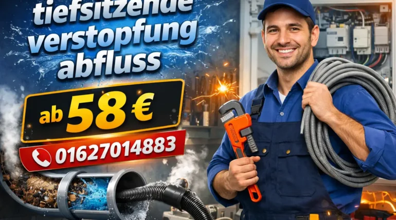 tiefsitzende verstopfung abfluss