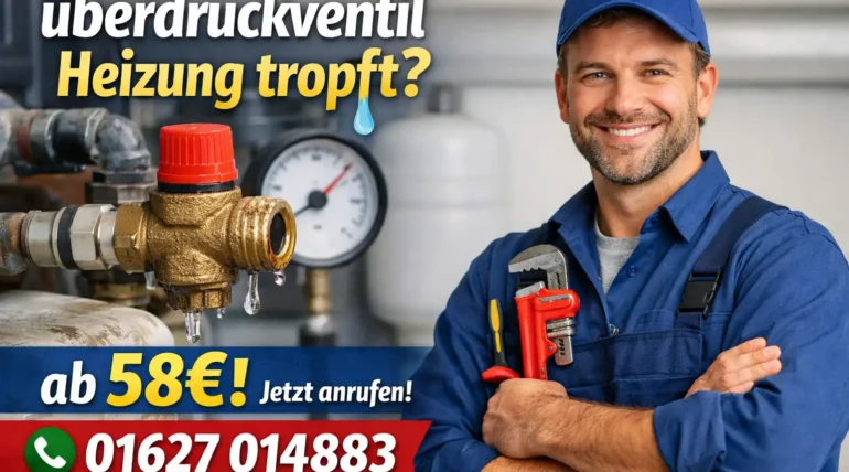 überdruckventil heizung tropft