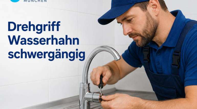 Professioneller Klempner bei der Reparatur einer Küchenarmatur
