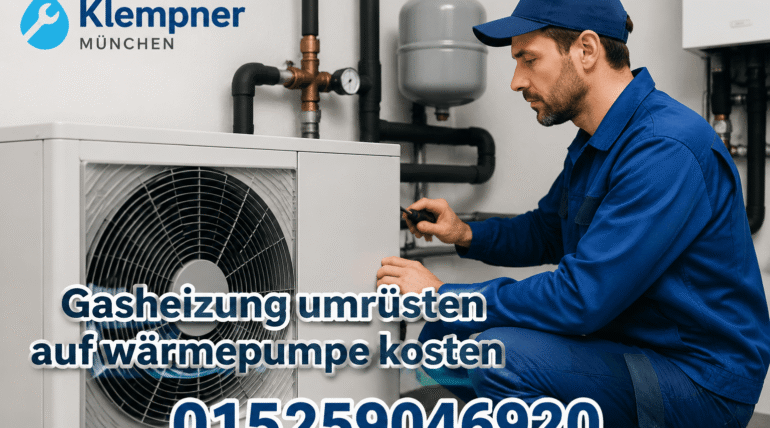 Fachtechniker bei der Installation einer modernen Heizungsanlage