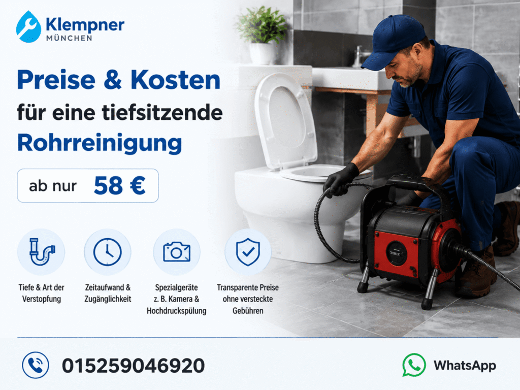 Fachmann bei der professionellen Rohrwartung mit moderner Ausrüstung