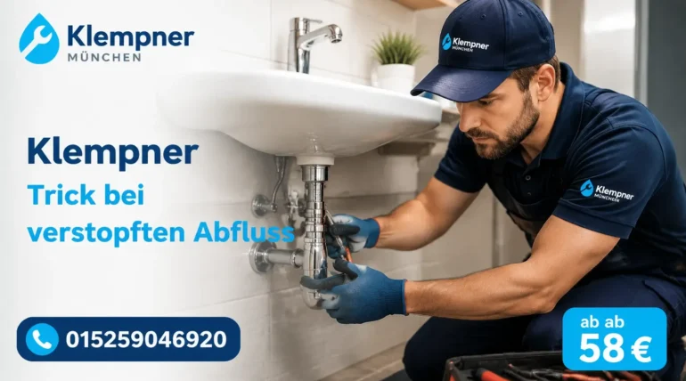Klempner Trick Bei Verstopften Abfluss