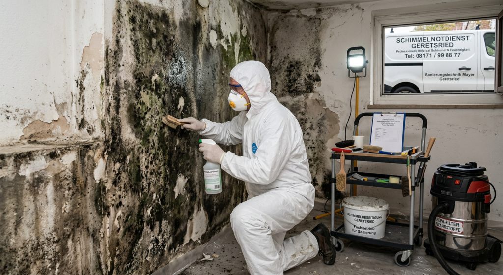Professionelle Beseitigung von Schimmelbefall in Wohnbereichen zur nachhaltigen Verbesserung der Raumhygiene.