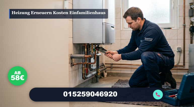 heizung erneuern kosten einfamilienhaus