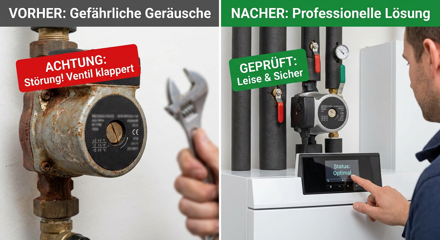heizung macht geräusche gefährlich