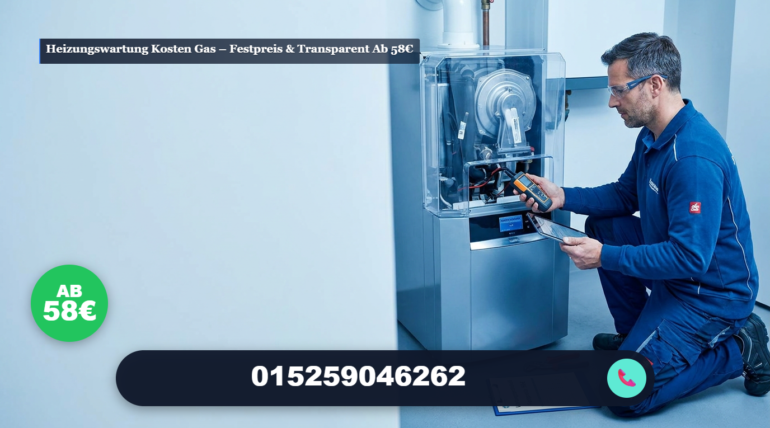 Heizungswartung kosten gas – Festpreis & transparent ab 58€