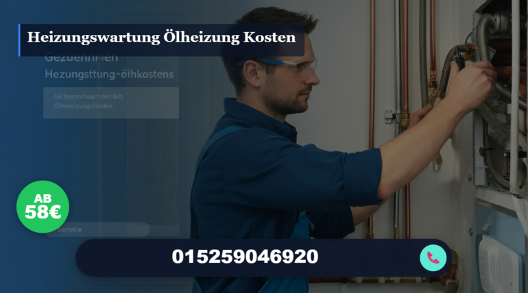 heizungswartung ölheizung kosten