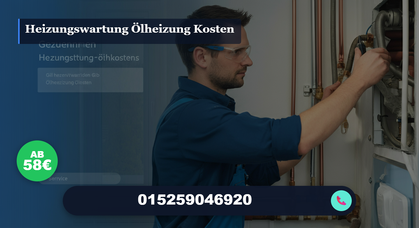 heizungswartung ölheizung kosten