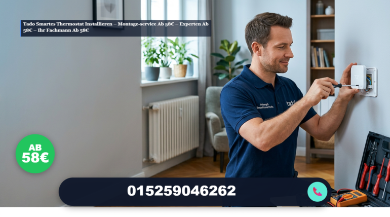 Tado smartes thermostat installieren – Montage-Service ab 58€ – Experten ab 58€ – Ihr Fachmann ab 58€