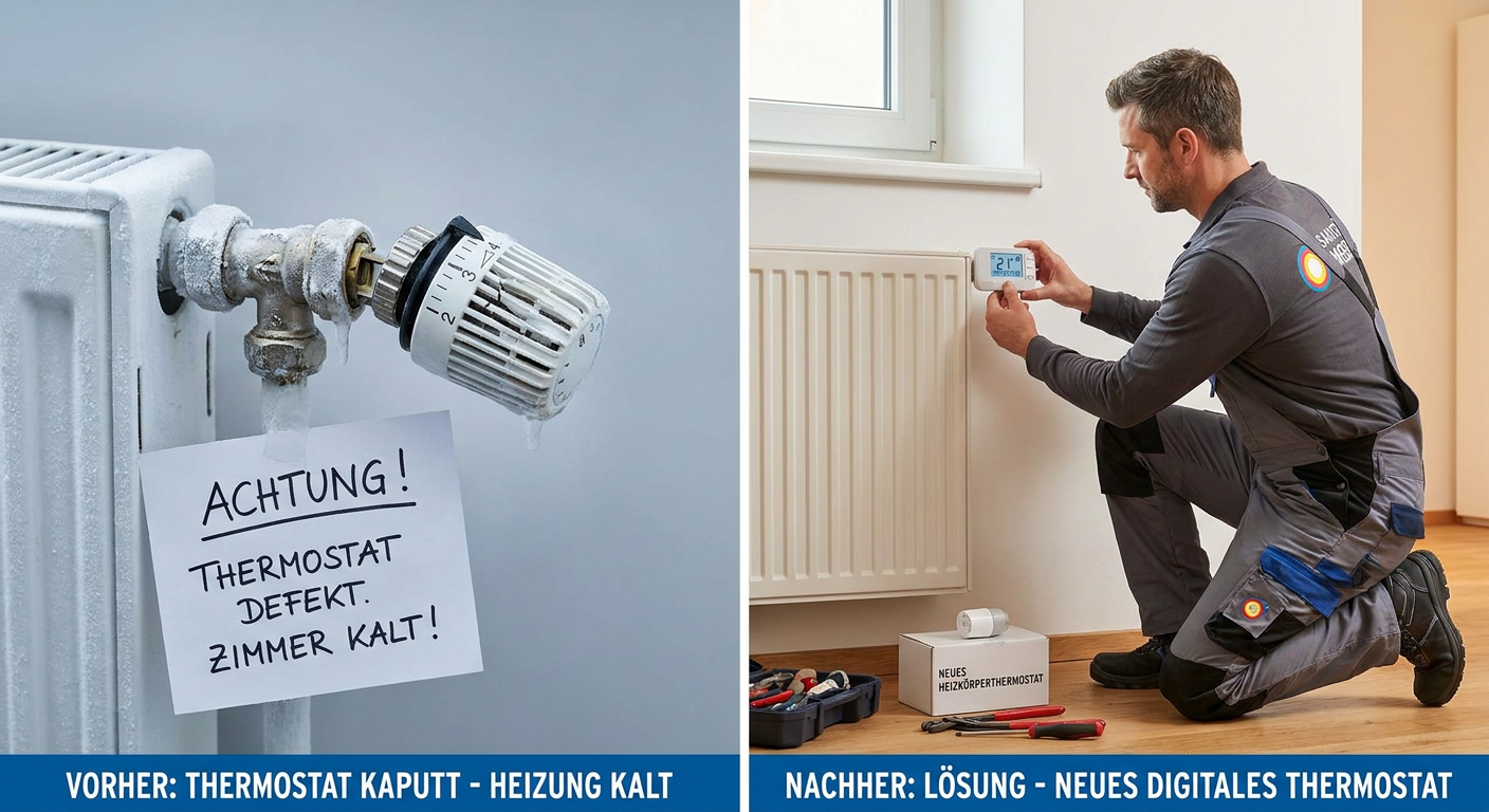 thermostat kaputt heizung kalt